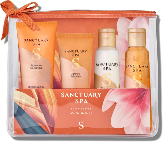 Sanctuary Spa 4-Piece Petite Retreat Bath & Body Collection Gift Set
