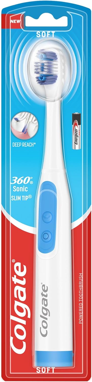 Colgate Toothbrush 360 Battery Floss Tip