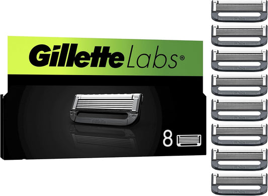 Gillette Labs Men's Razor Blades, 8 Refills