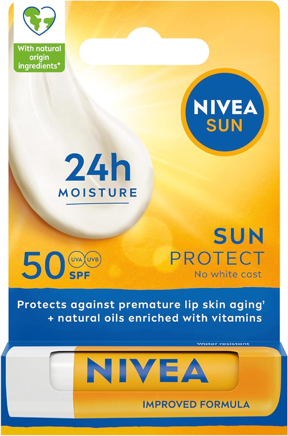 NIVEA SUN Protect Caring Lip Balm SPF50