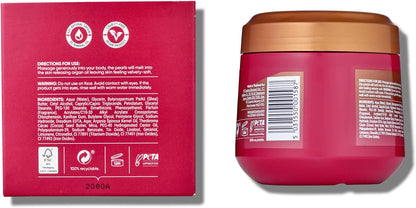 Sanctuary Spa Ruby Oud Melting Pearl Body Butter with Shea Butter & Argan Oil, No Mineral Oil, Cruelty Free & Vegan Body Moisturiser for Women, 300g