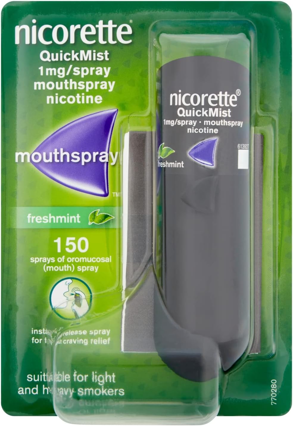 Quickmist Nicorette QuickMist Mouthspray Nicotine Freshmint – HannWorld