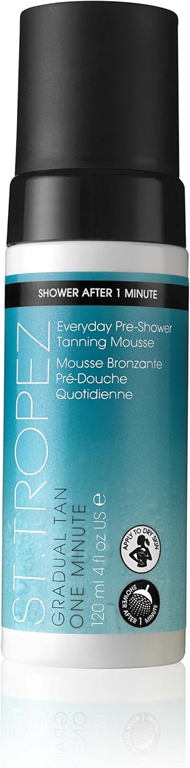 St.Tropez Gradual Tan, 1 Minute Everyday Pre-Shower Tanning Mousse