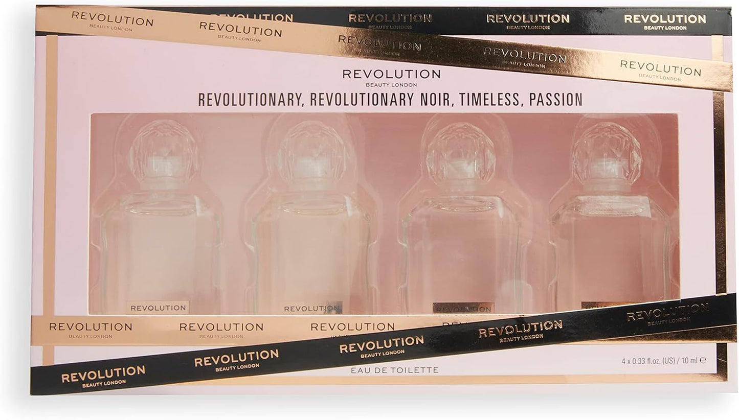 Revolution Beauty London, 10ml Discovery Set, Mini Fragrance Kit, 4x10ml