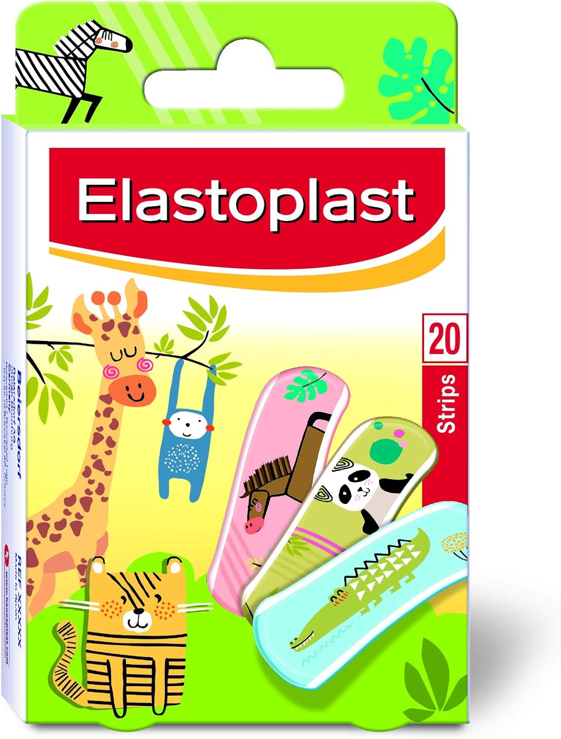 Elastoplast Animal-Themed Plaster Strips 20PK