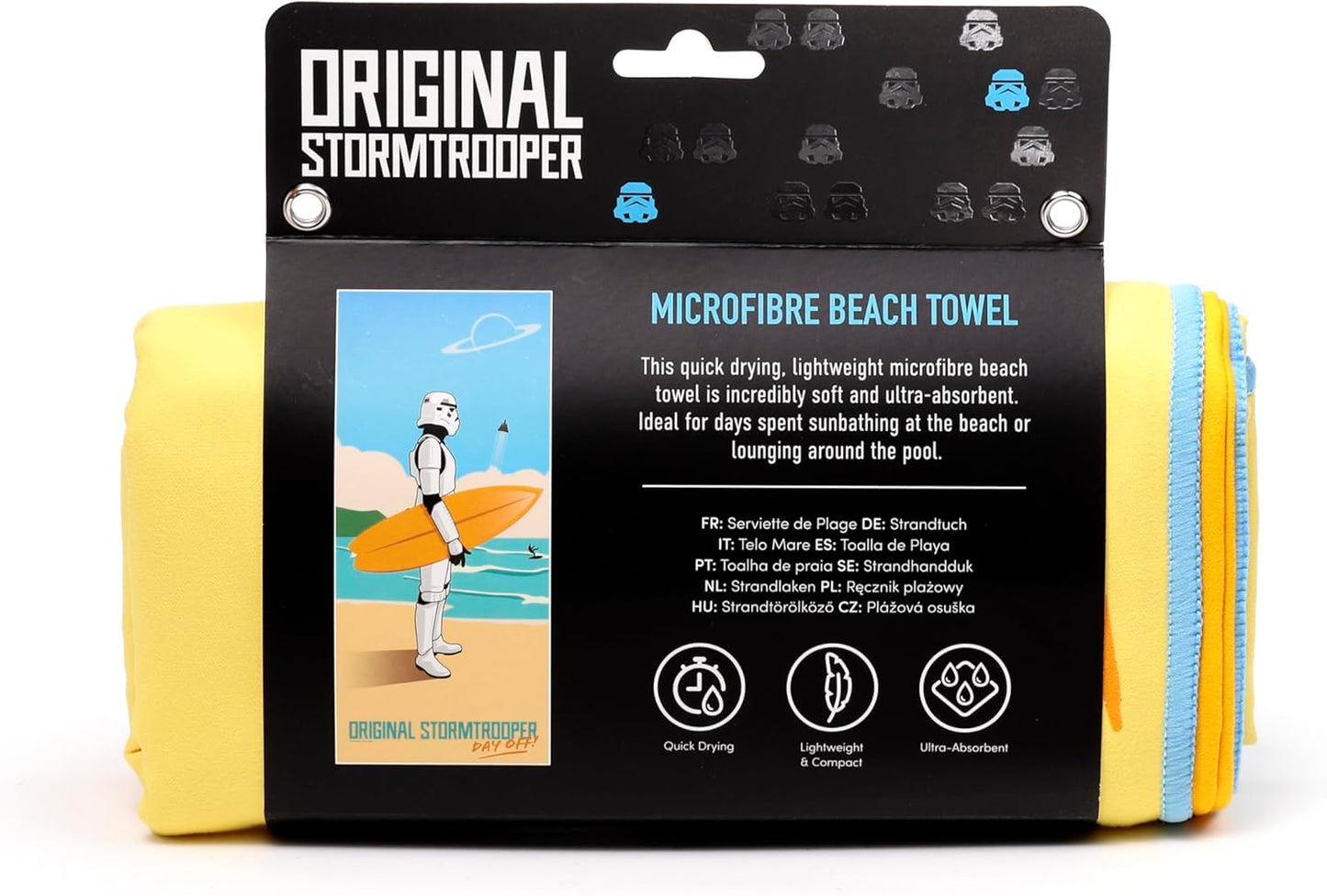 The Original Stormtrooper Surf Day Off Microfibre Beach Towel