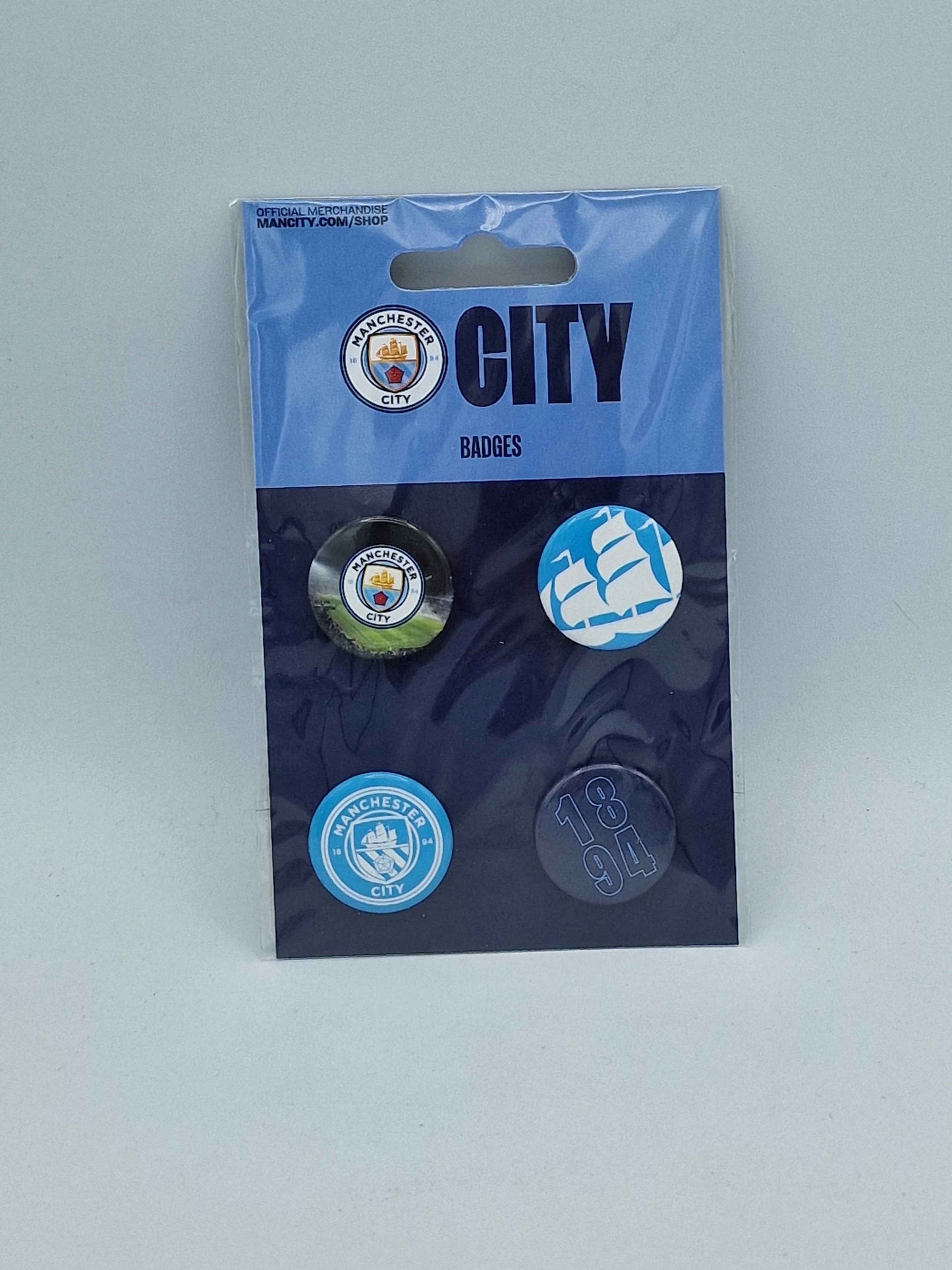 Manchester City 4PK Badge Pack