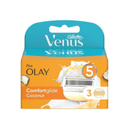 Gillette Venus ComfortGlide with Olay 2-in-1 Razor Blades for Women 3PK