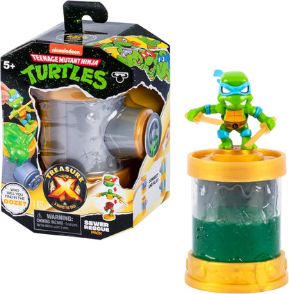 Treasure X Teenage Mutant Ninja Turtles Sewer Rescue Pack 10 Levels of Adventure 7 TMNT Character Figures