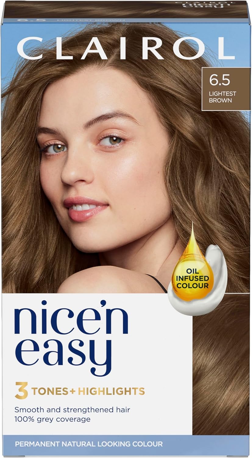 Clairol Nice'n Easy Crème Hair Dye 6.5 Lightest Brown