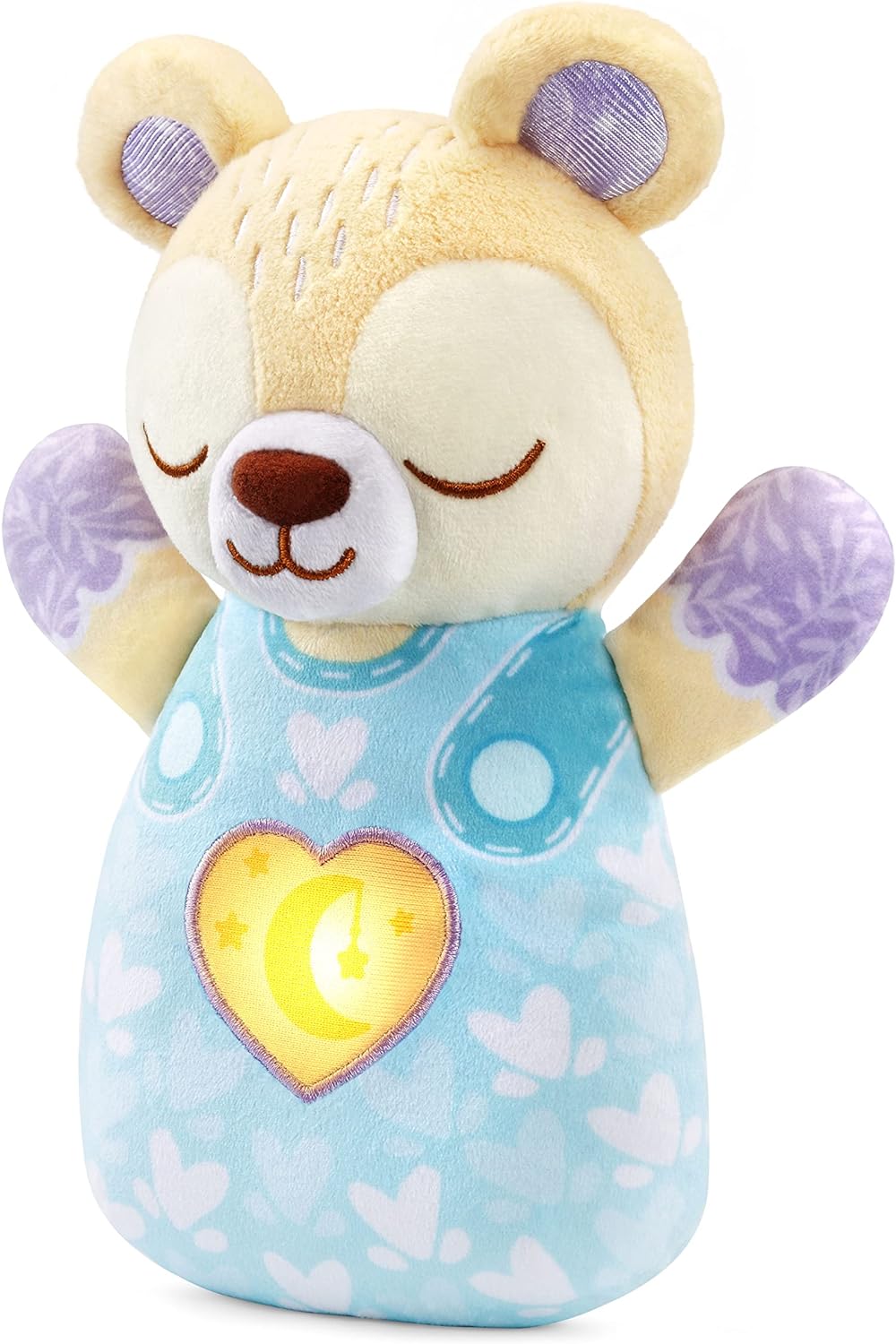 VTech Baby Soothing Sounds Bear, Baby Sensory Toy with Music, Lights, Songs