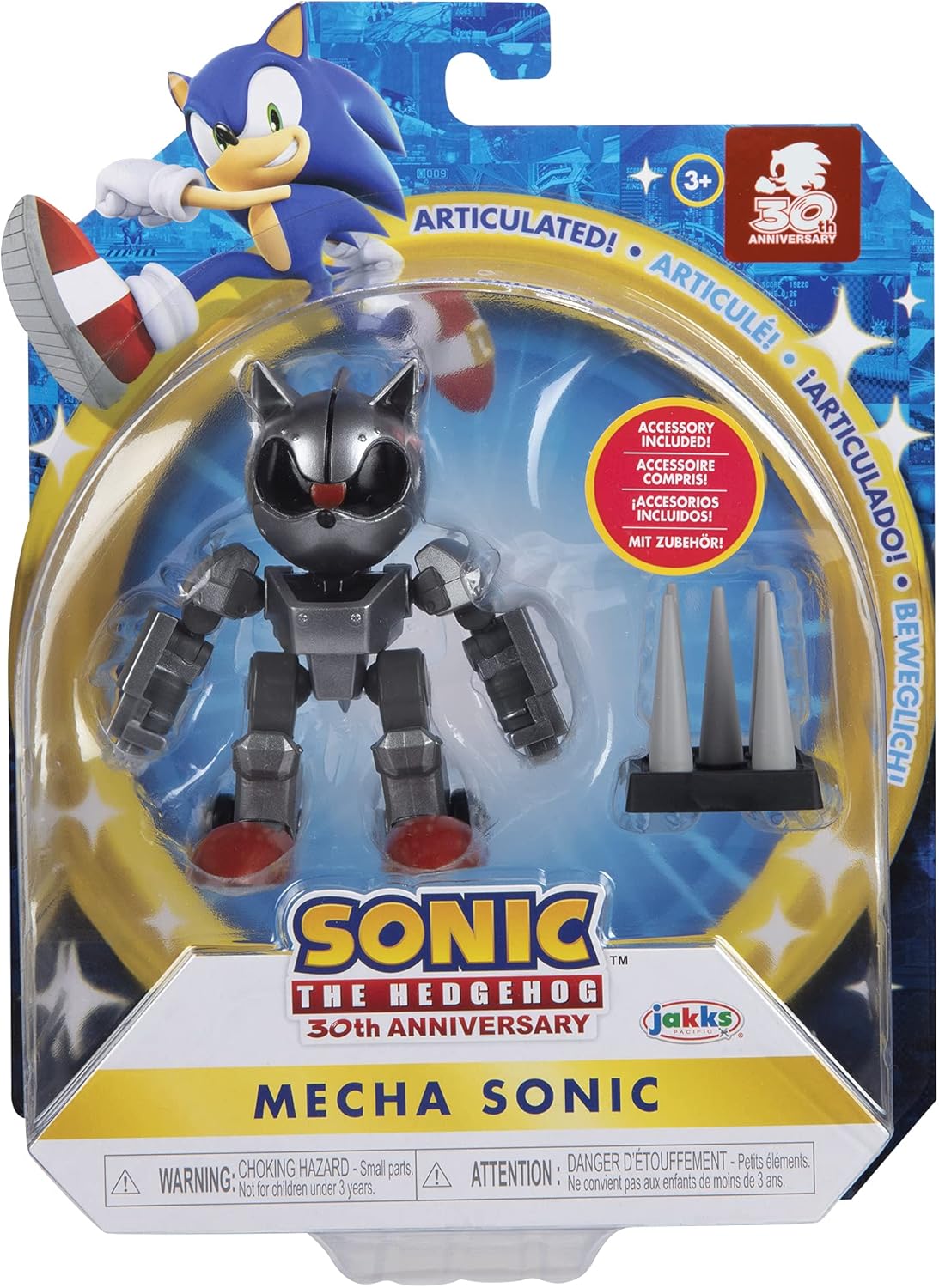 Sonic - 4" Articulated Figures Wave 5-Mecha Sonic