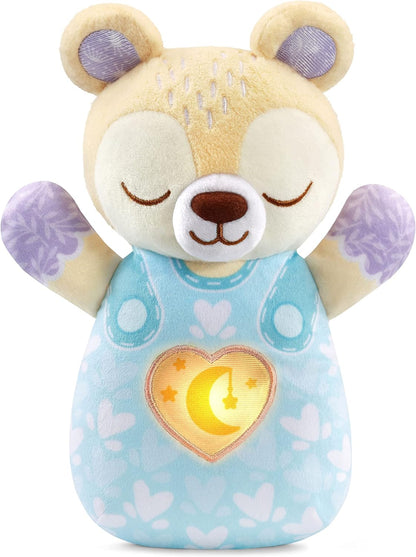 VTech Baby Soothing Sounds Bear, Baby Sensory Toy with Music, Lights, Songs