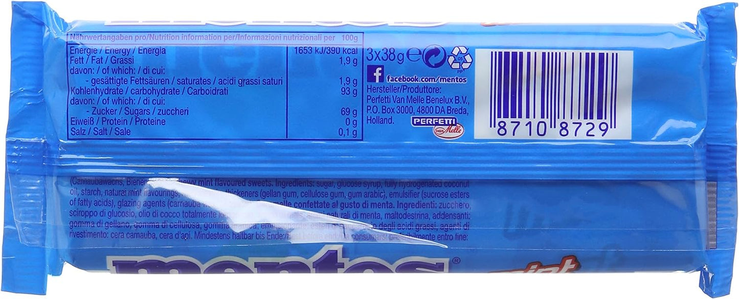 Mentos Mint Chewy Mints 3PK