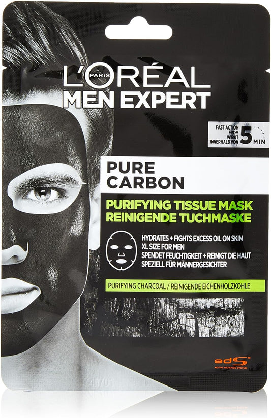 L'Oreal Paris Face Mask, Black, 30 g