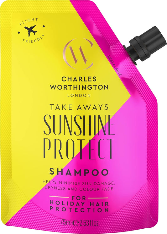 Charles Worthington Sunshine Protect Shampoo Takeaway, Travel 75ml