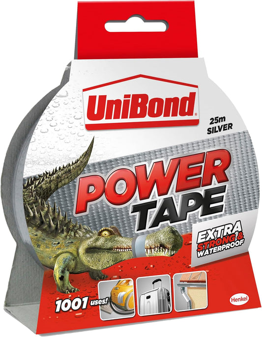 UniBond Extra Strong Power Tape - 50 mm x 25 m, Silver