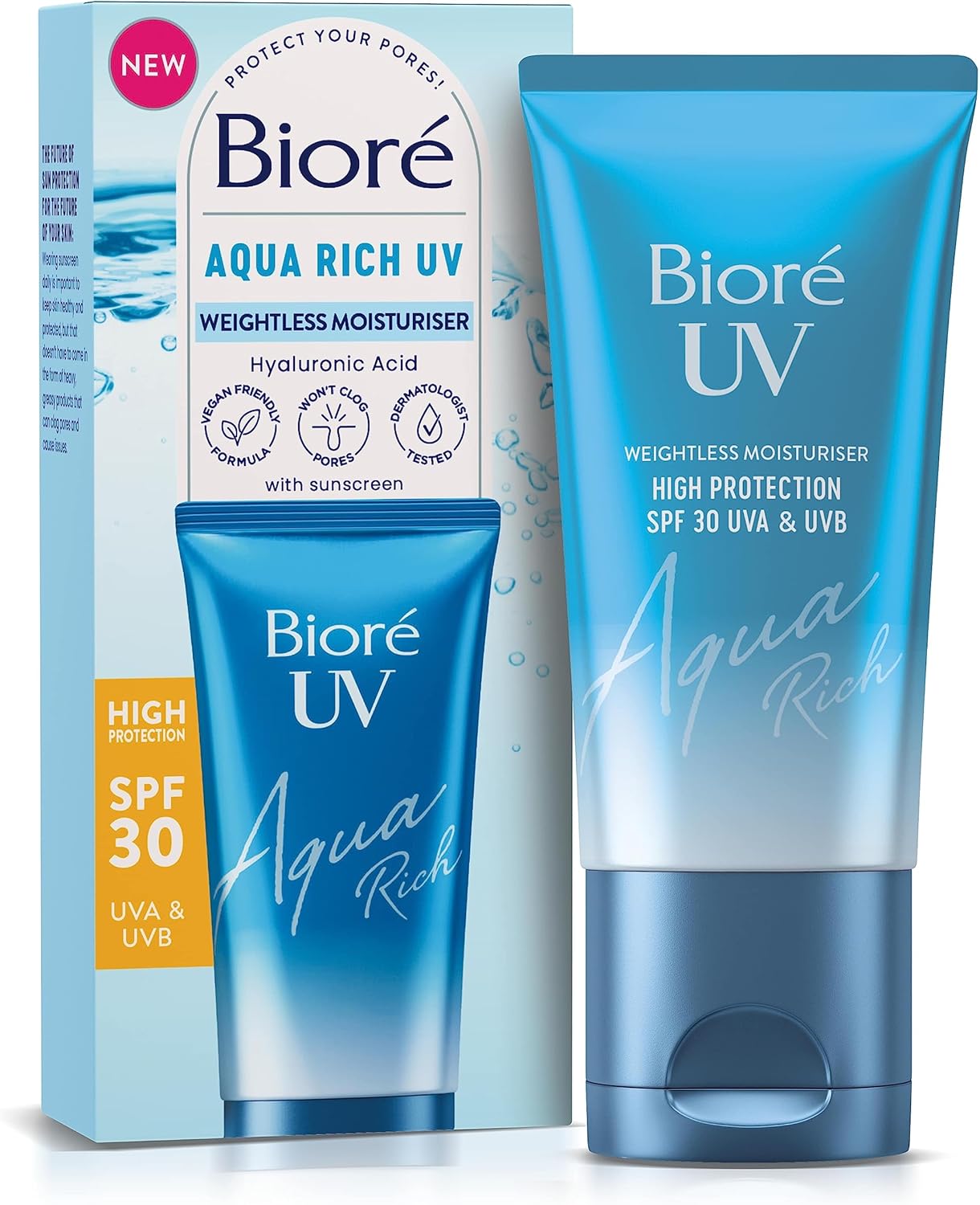 Biore UV Aqua Rich Water Essence Sunscreen SPF 30 50ml