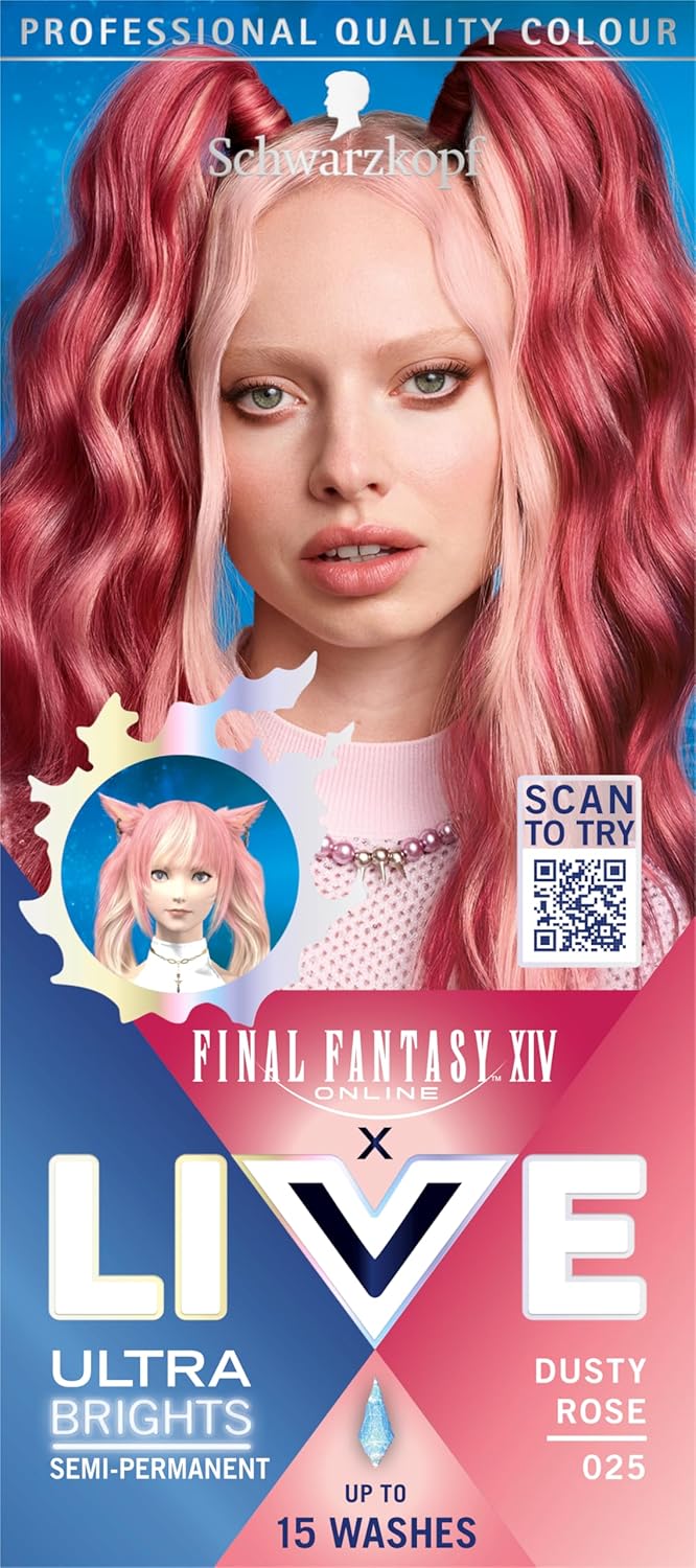 Schwarzkopf LIVE Ultra Brights or Pastels Dusty Rose 025 Shade