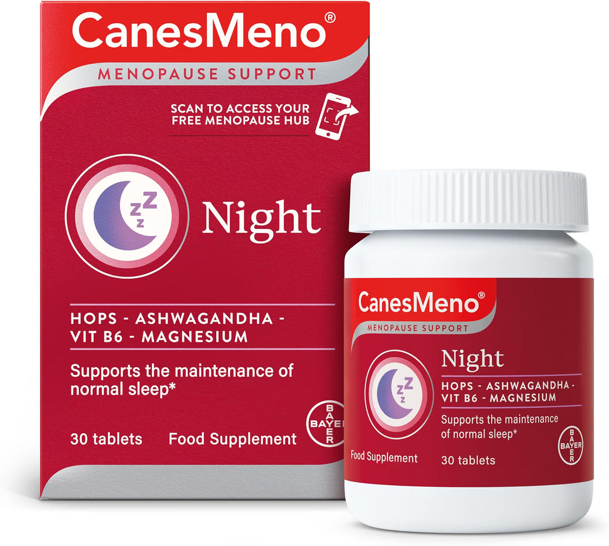 CanesMeno Menopause Support Night 30 Tablets