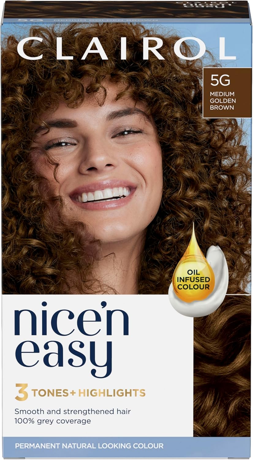 Clairol Nice'n Easy Crème Hair Dye 5G Medium Golden Brown