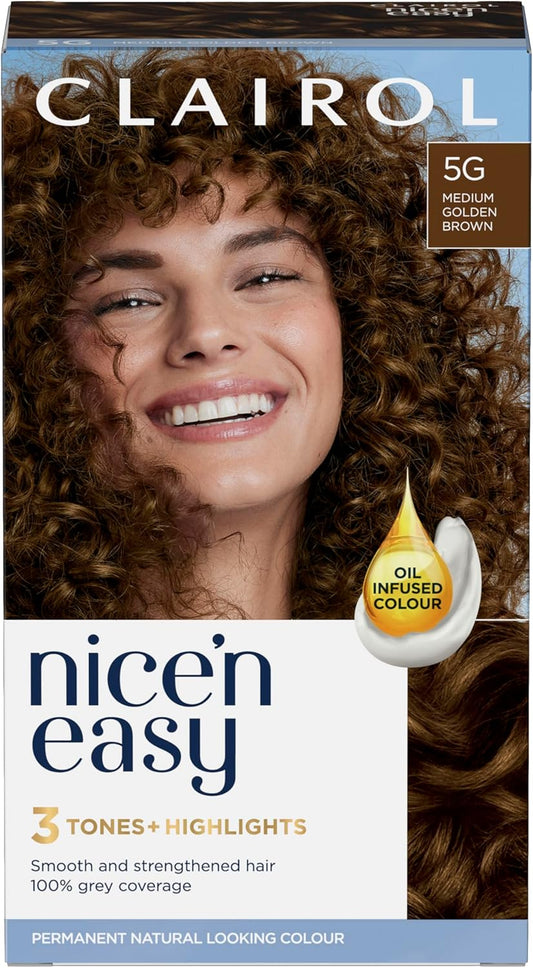 Clairol Nice'n Easy Crème Hair Dye 5G Medium Golden Brown