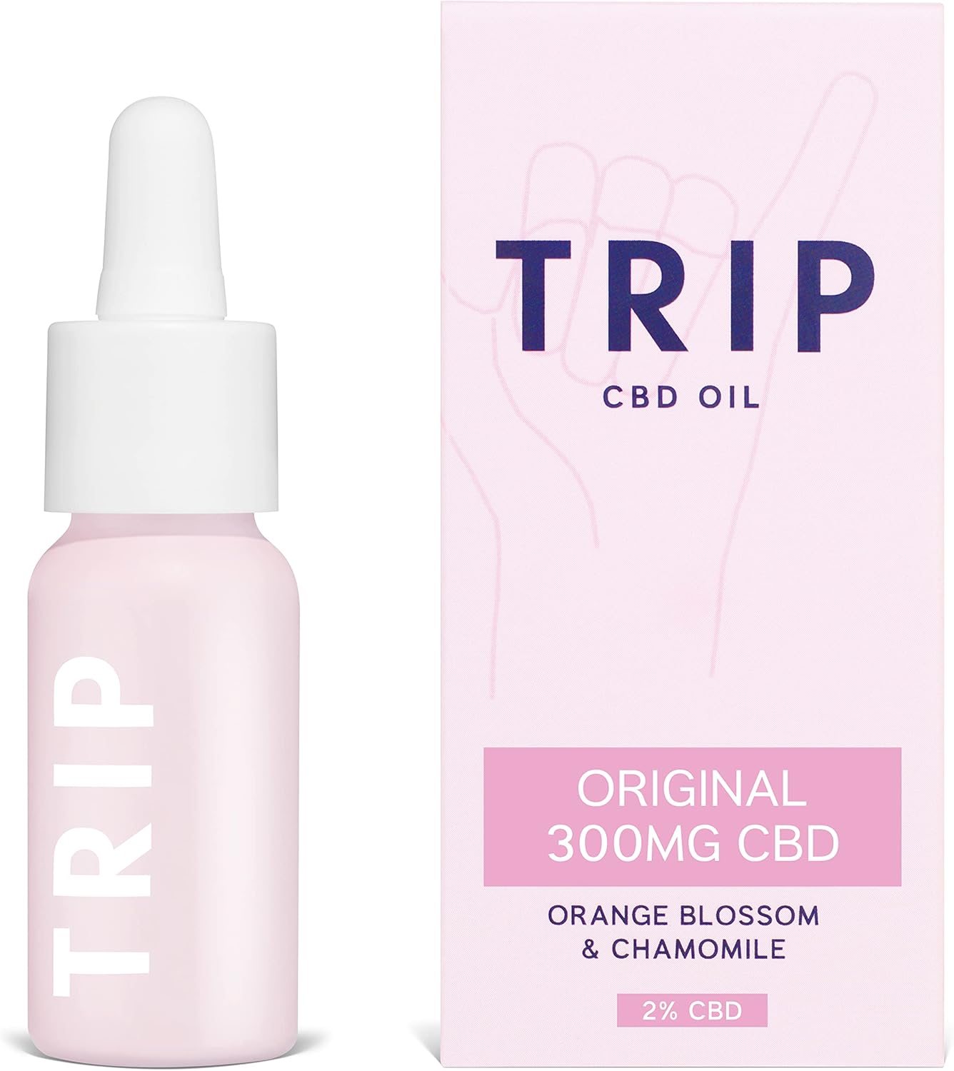 TRIPl (Original Strength), Orange Blossom, Vegan, 100% Natural, Flavoured Oil Blended with MCT Coconut Oil (Pack of 1)