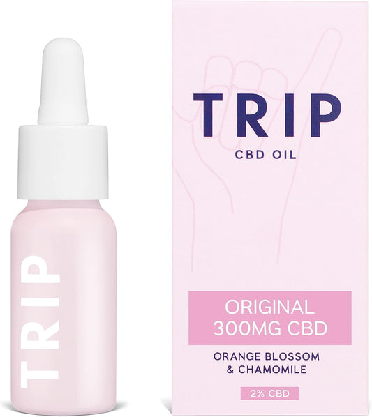 TRIPl (Original Strength), Orange Blossom, Vegan, 100% Natural, Flavoured Oil Blended with MCT Coconut Oil (Pack of 1)