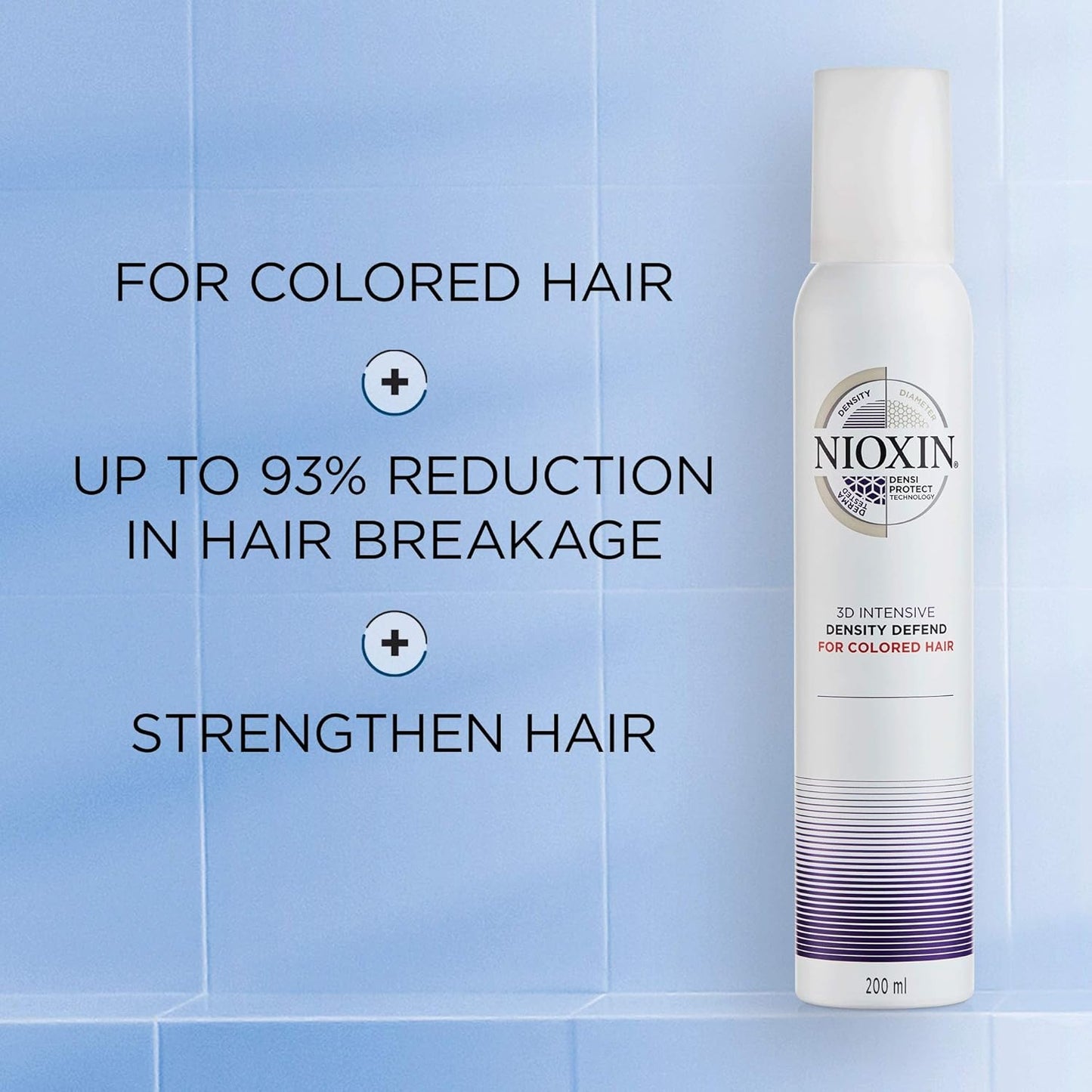 Nioxin Hair Strengthening Foam 3D Intensive 200ml