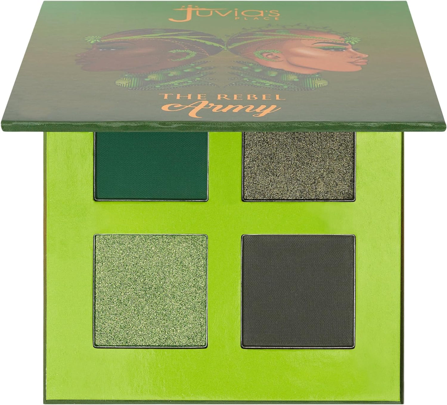 Juvia's Place Rebel ARMY Green Shades Eyeshadow Palette