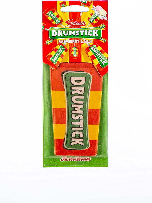 Swizzels Drumstick Raspberry And Milk 2D Car Air Freshener