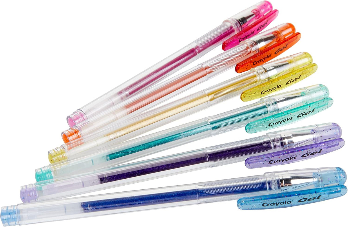 CRAYOLA Glitter Gel Pens - Assorted Colours (Pack of 6)