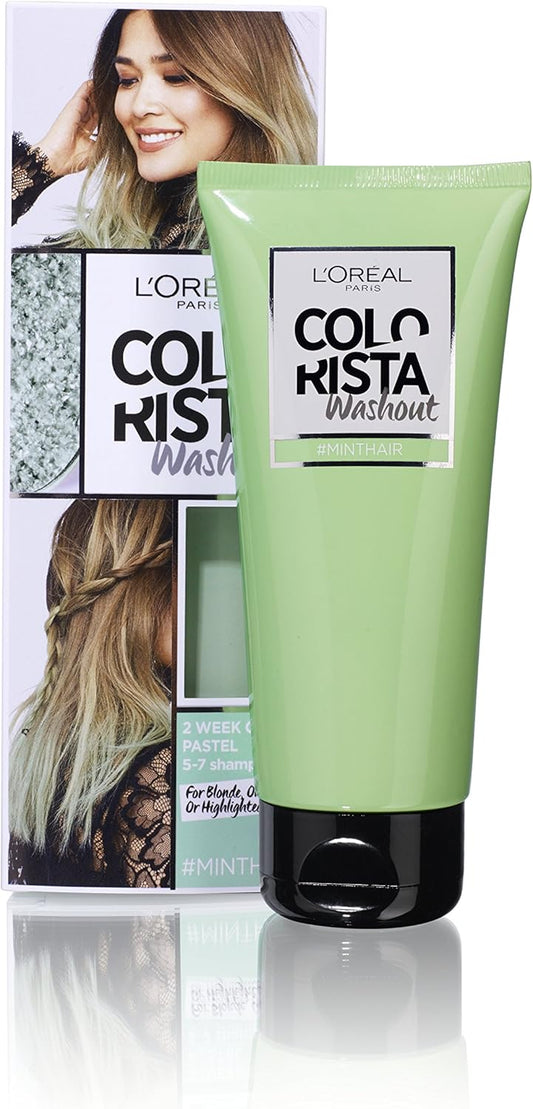 L'Oréal Colorista Washout Mint Green Semi-Permanent Hair Dye