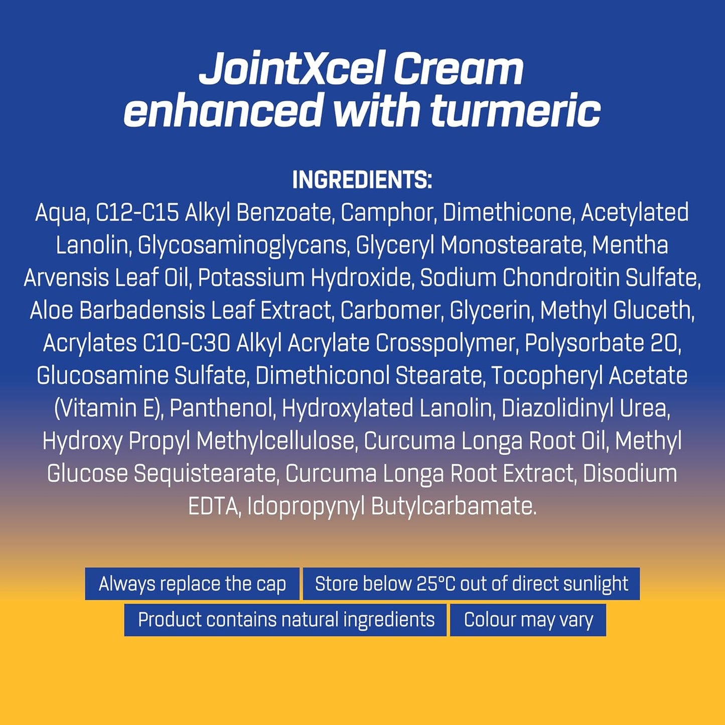 Joint Massage Cream enriched with Turmeric 28g