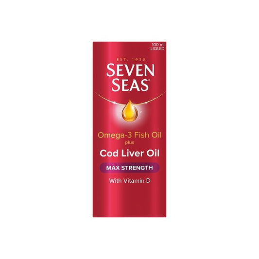 Seven Seas Cod Liver Oil Max Strength Liquid 100ml