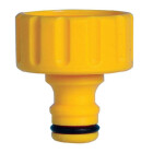 HOZELOCK - Outdoor Tap Connector ø 33.3mm (1") : For Threaded Outdoor Taps, Watertight Connection, Adapter for Connecting a Garden Hose to the Tap, Easy and Robust [2158P0000]