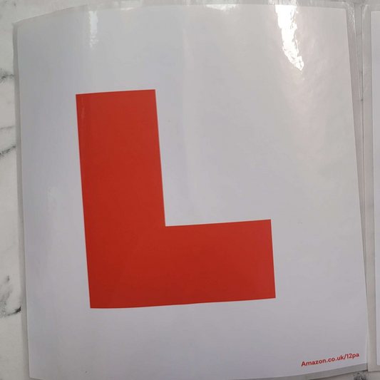 L Plates - DVLA Legal Size