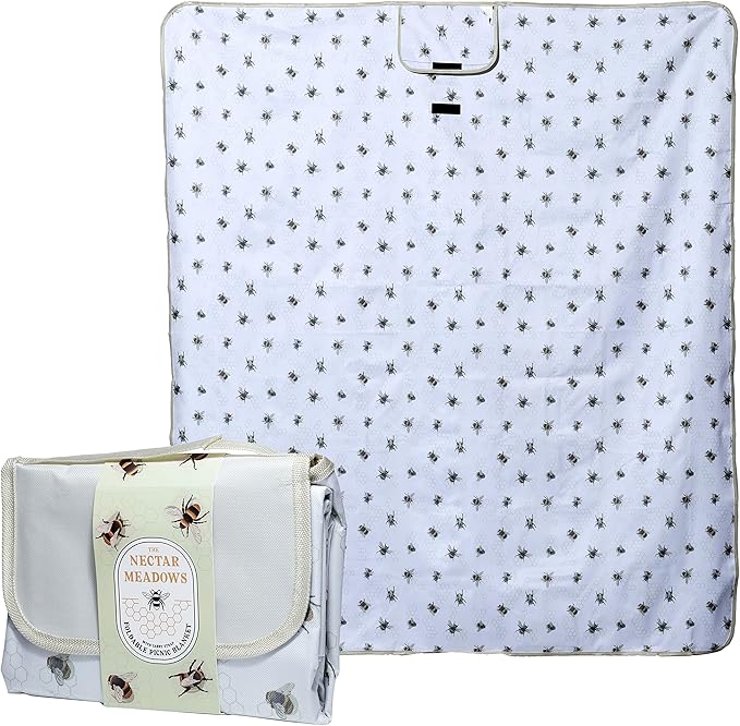 Nectar Meadow Bee Picnic Blanket