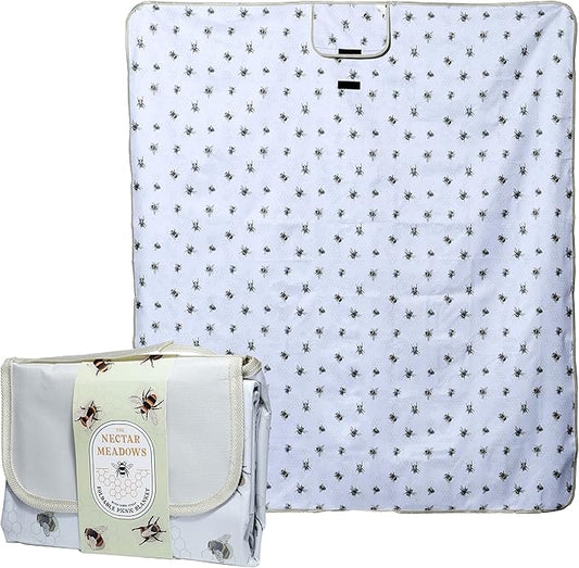 Nectar Meadow Bee Picnic Blanket