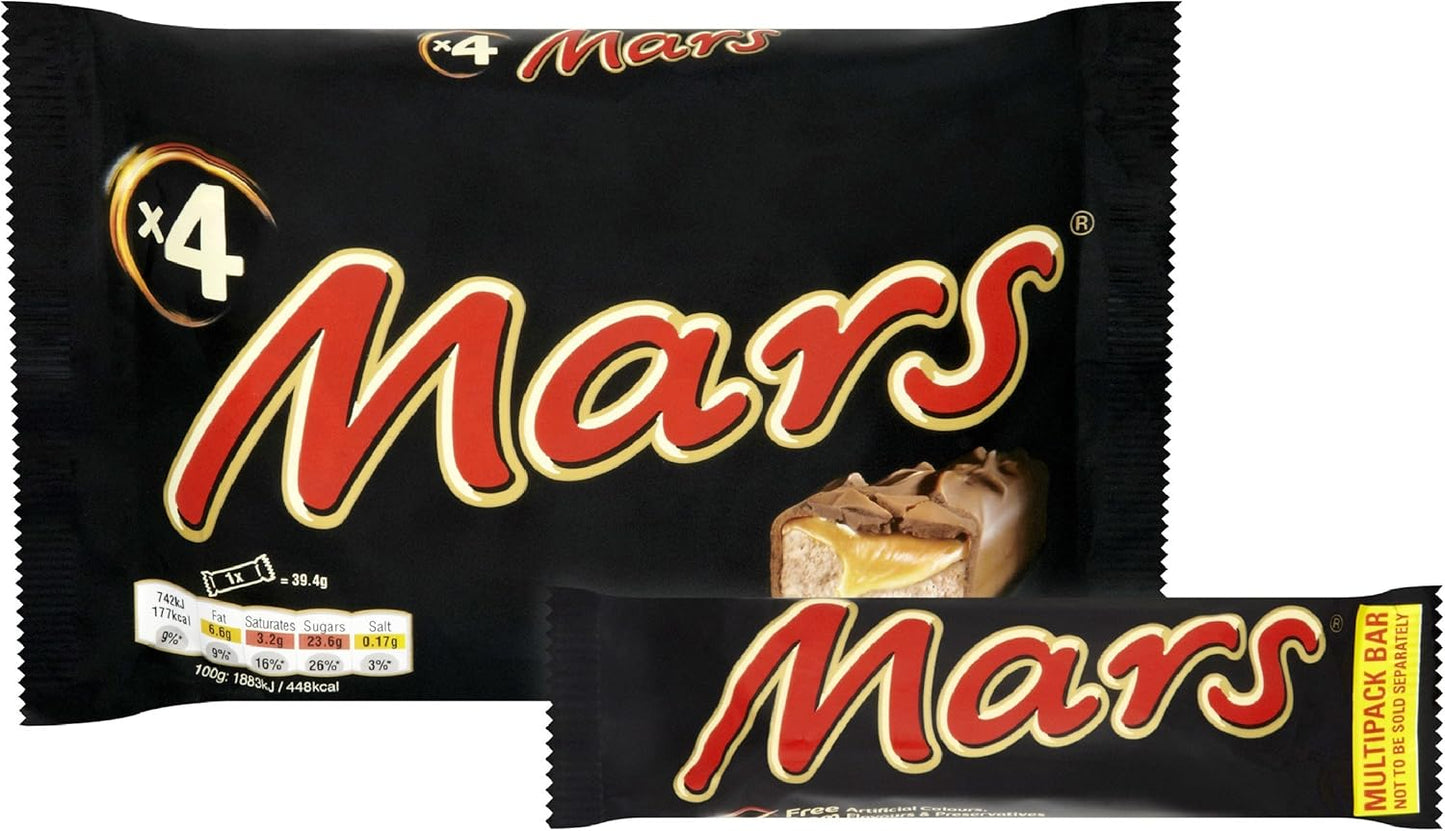 Mars Snack Bars Multipack 4 x 39.4g