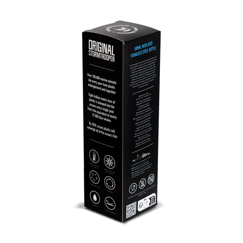 The Original Stormtrooper Hot & Cold Drinks Bottle 500ml Black