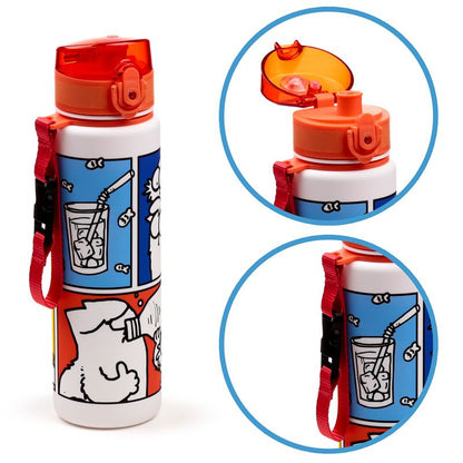 Simon's Cat Pop Top 600ml Shatterproof Bottle (2024)