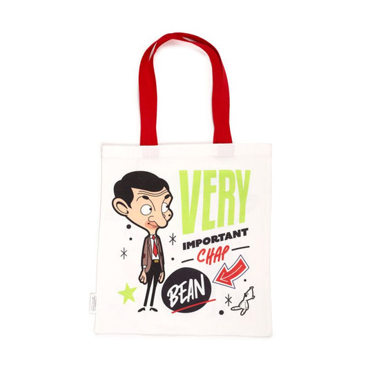 Mr Bean & Teddy Reusable Tote Bag