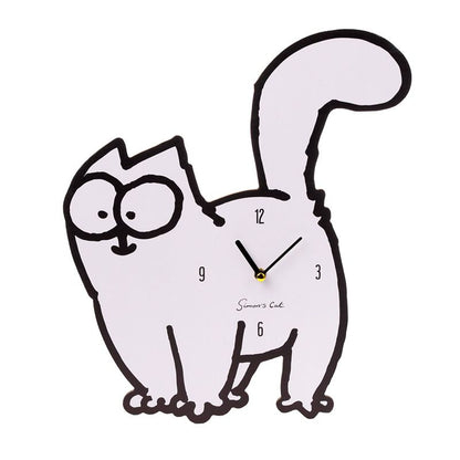 Simon's Cat Shaped Picture Clock