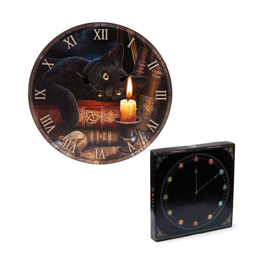 Lisa Parker Witching Hour Cats Picture Clock