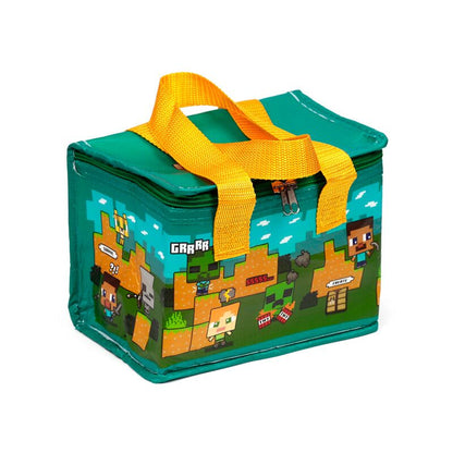 Minecraft Chibi Steve & Alex Cool/Lunch Bag