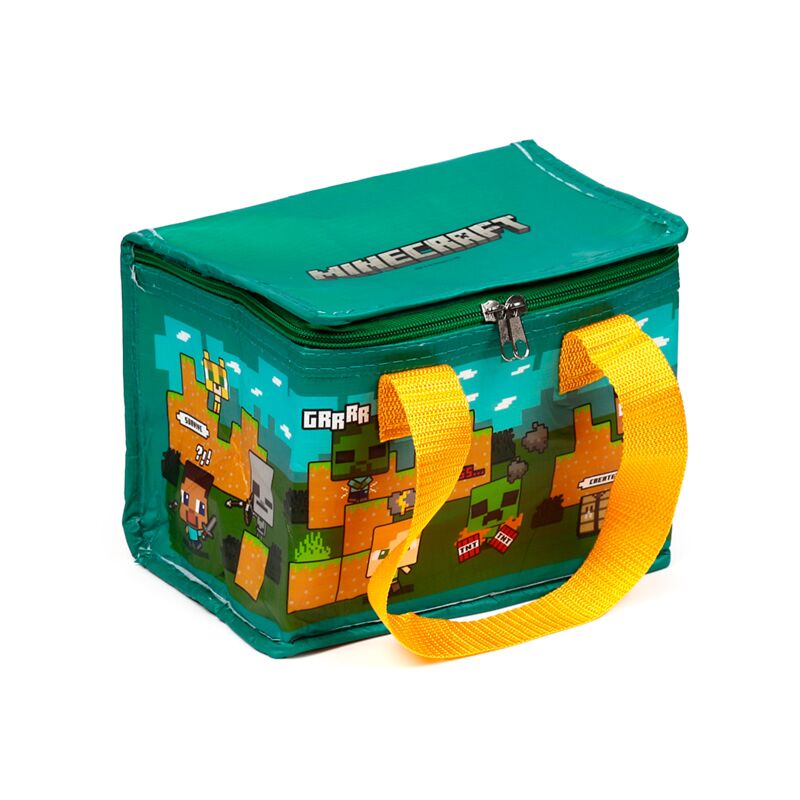 Minecraft Chibi Steve & Alex Cool/Lunch Bag