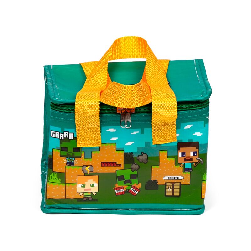 Minecraft Chibi Steve & Alex Cool/Lunch Bag
