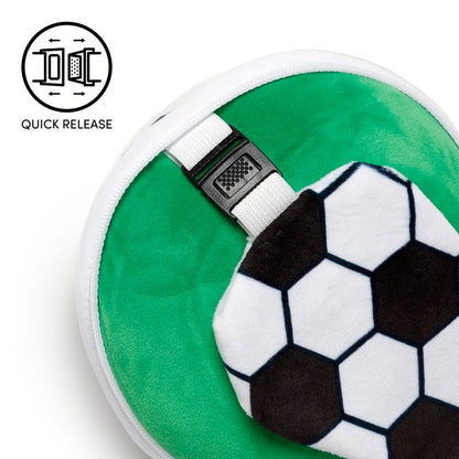 Relaxeazzz Football Plush Travel Pillow & Eye Mask