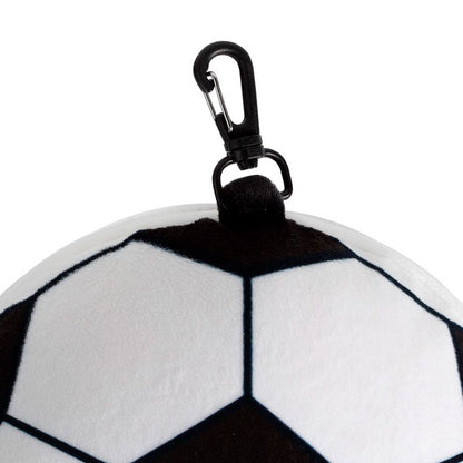 Relaxeazzz Football Plush Travel Pillow & Eye Mask